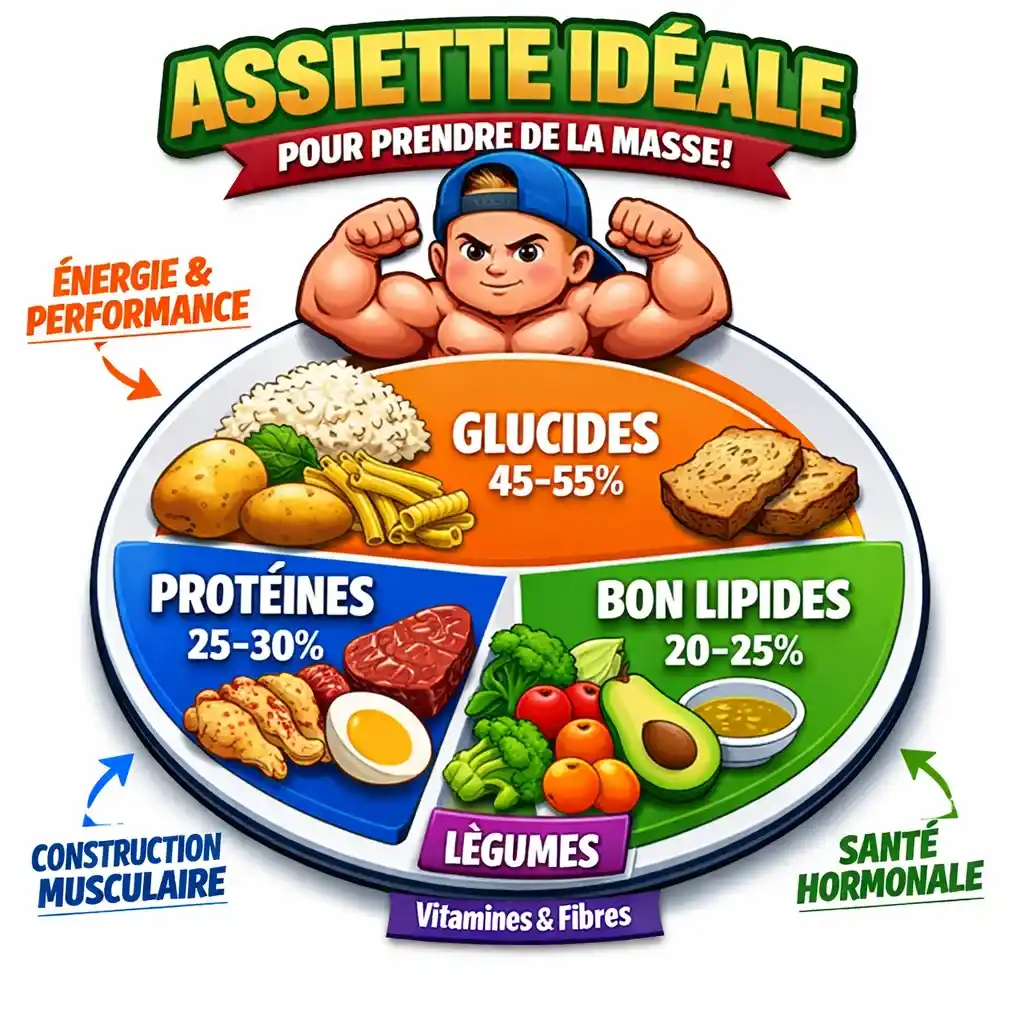 Menu prise de masse : des repas complets pour ton programme alimentaire
