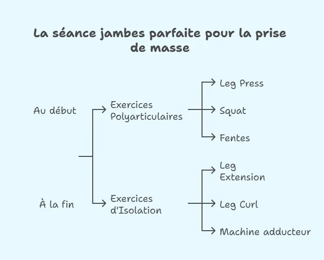 La Séance Jambes Parfaite pour la Prise de Masse