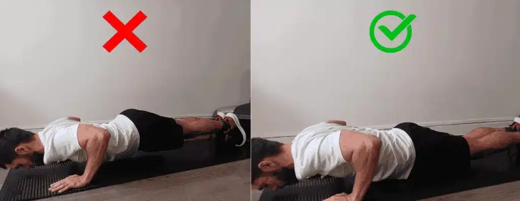 dos affaissé, erreur régulière pour les pompes