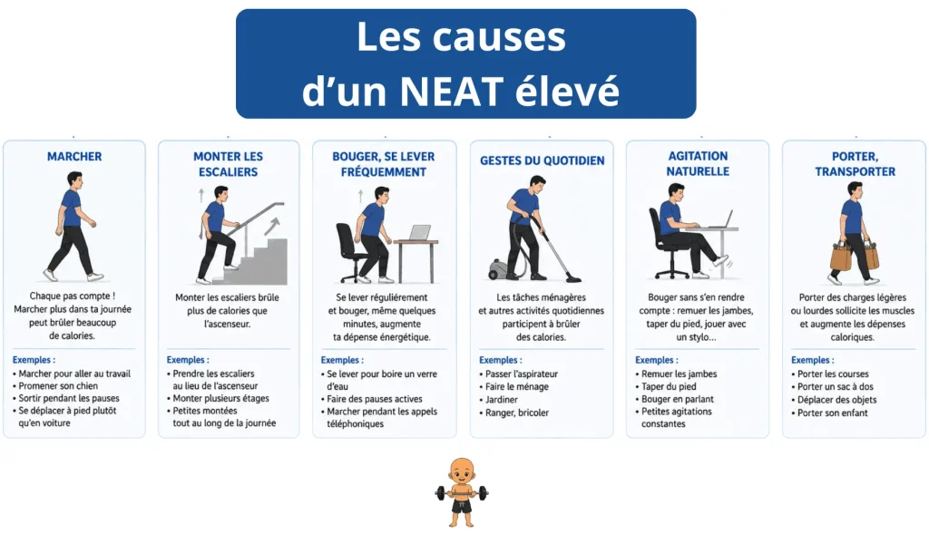les causes d'un NEAT élevé