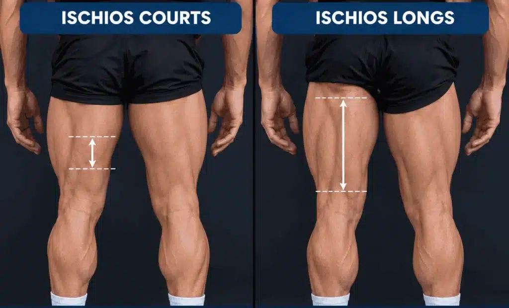 exemple d'ischios courts et longs